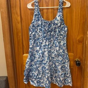 GAP Blue and White Floral Dress